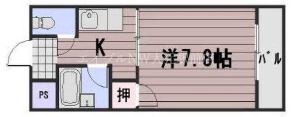 アルフィーネ厚生町の物件間取画像